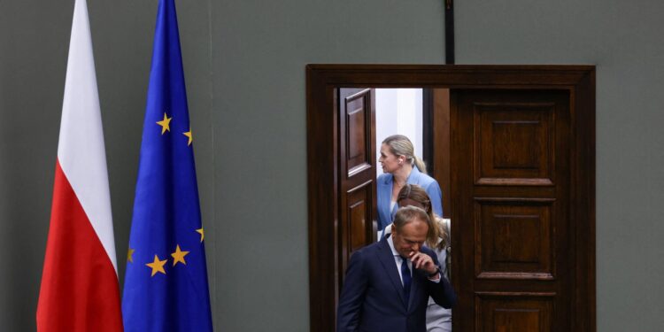 Stemming vertrouwen Tusk en regeringscoalitie vandaag.