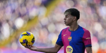 Klaar om de last van Messi’s nummer 10-shirt te dragen.