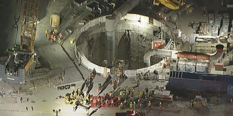 Drama in Los Angeles: gevangenen gered uit ingestorte tunnel