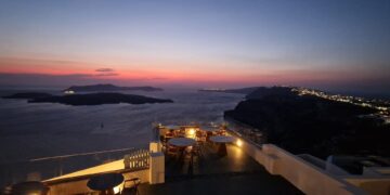 Promotiecampagne Santorini in het buitenland