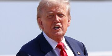 Trump lacht om erkenning Palestijnse staat door Macron