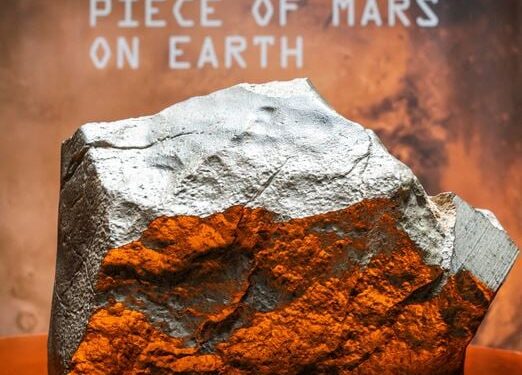Marsmeteoriet verkocht voor $4,3 miljoen: recordbedrag bereikt