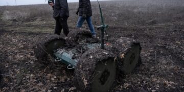 Oekraïne gebruikt robots als Lego in gevechten