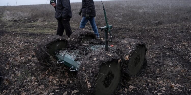 Oekraïne gebruikt robots als Lego in gevechten