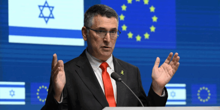 Israëlische minister Saar verwerpt internationale druk voor wapenstilstand Gaza
