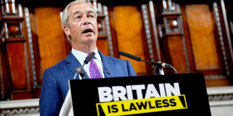 Nigel Farage wil geweldplegers naar El Salvador sturen voor strengere aanpak criminaliteit
