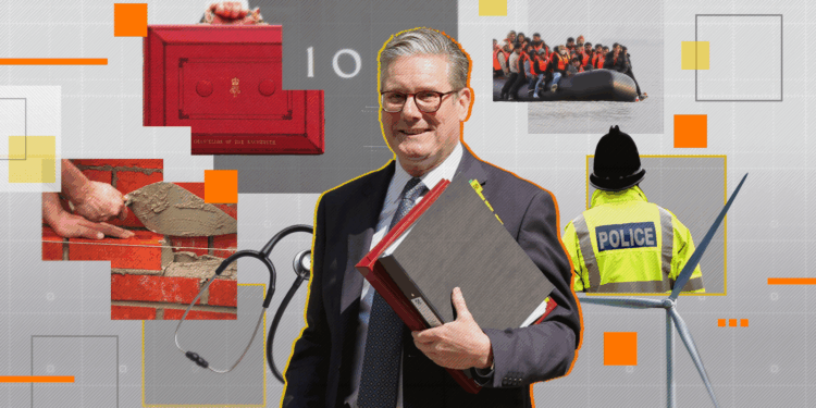 Een jaar Starmer: Negentien grafieken beoordelen Labour’s succes of falen