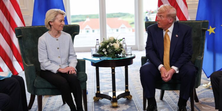 15% Europese energieproducten naar Amerikaanse markten: wapenhandel Europeanen