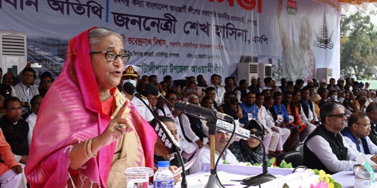 Beschuldiging voormalige premier Bangladesh door rechtbank wegens studentenprotesten