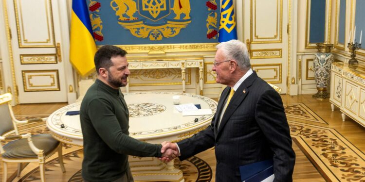 Zelenski ontmoet American Envoy Kloge in Rome: gesprek over Oorlog in Oekraïne