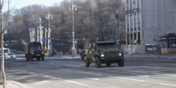 Russisch leger bezet dorp in Oost-Oekraïne