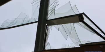 British Council-gebouw in Kiev getroffen tijdens Oekraïense oorlog