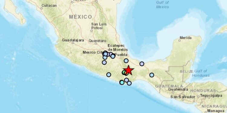 Krachtige aardbeving treft Oaxaca met 5.7 op de Schaal van Richter