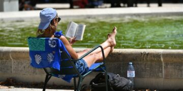 Hittegolf met temperaturen boven 40 ° C in zuidelijk Frankrijk