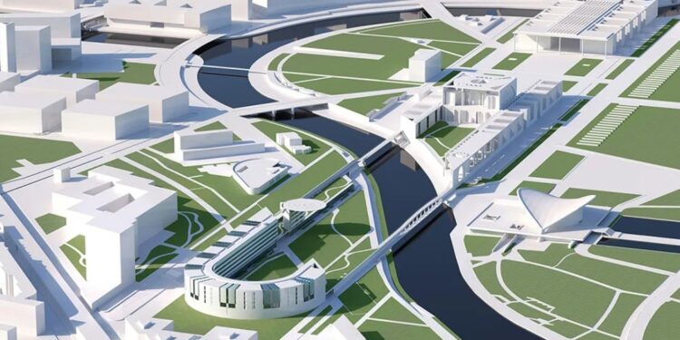 Reacties op Duitsland’s plan voor uitbreiding kanseliergebouw: controversieel en omstreden.
