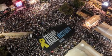 Demonstranten roepen Trump op tot einde oorlog Gaza