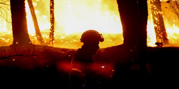 Brandweerman overleden bij branden in Portugal.