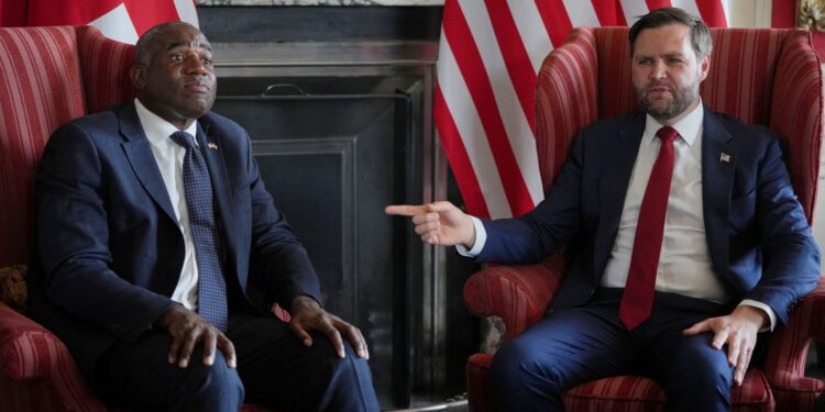 JD Vance’s openhartige uitspraken over het VK-US geschil