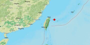 Krachtige aardbeving treft Taiwan met 6.2 op schaal van Richter