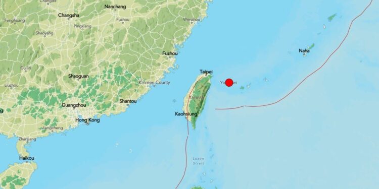 Krachtige aardbeving treft Taiwan met 6.2 op schaal van Richter