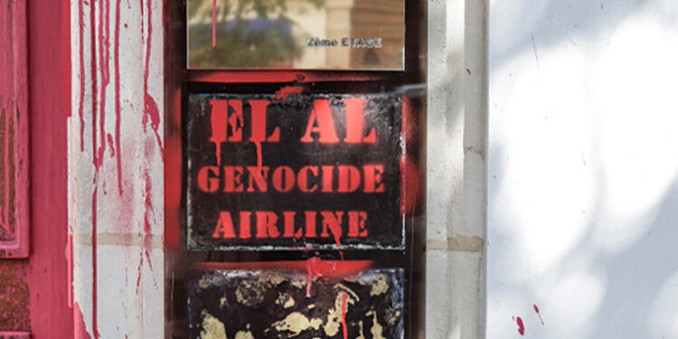 Vandalisme bij El Al Airlines in Parijs leidt tot reactie van Israël