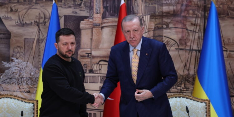 Erdogan belooft hulp bij Oekraïense post-WAR-beveiliging