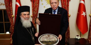 Erdogan ontvangt Patriarch Theophilos III van Jeruzalem met open armen