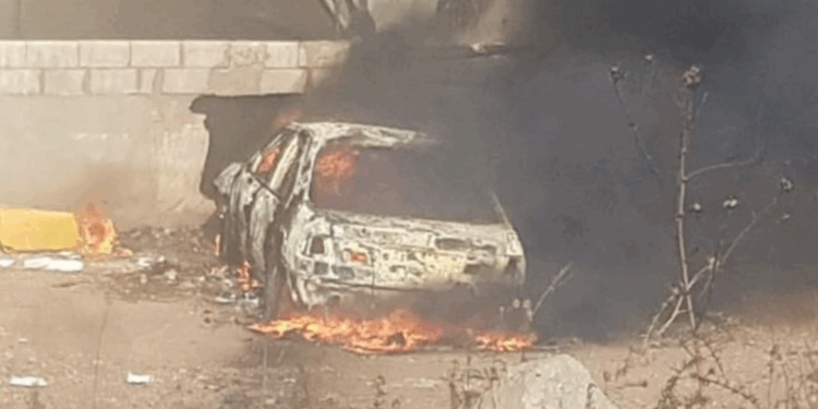 Israëlische drone raakt auto ten zuiden van Beiroet in Libanon