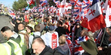 Drukte in Londen na moord op Charlie Kerk met 1.600 politieagenten