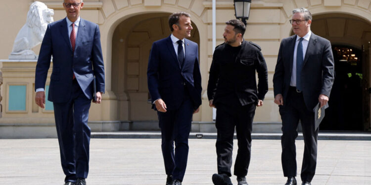 Oekraïne en bondgenoten bijeen in Parijs: twijfels over Trump’s steun