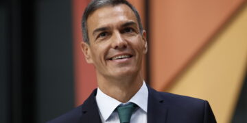 Protest Israëlische ambassade tegen opmerkingen over Sanchez in Madrid