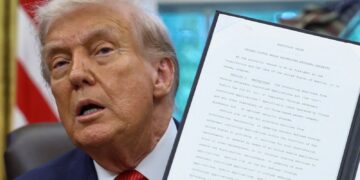 Trump tekent bevel voor Amerikaans eigendom van TikTok.