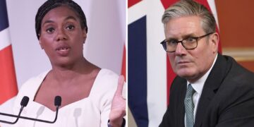Kemi Badenoch beschuldigt Sir Keir Starmer van ‘liegen’ over Peter Mandelson.