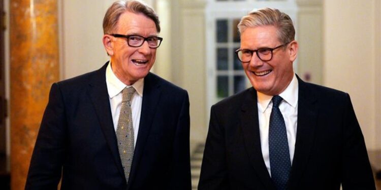 Labour MPs boos over risicovolle benoeming van Mandelson