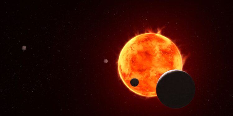 Mogelijke atmosfeer rond aardse exoplaneet ontdekt.