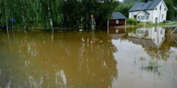 Zweden getroffen door zware regenval en overstromingen in noordoosten