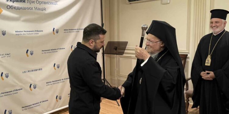 Bartholomew en Zelenski bespreken samenwerking bij VN-vergadering