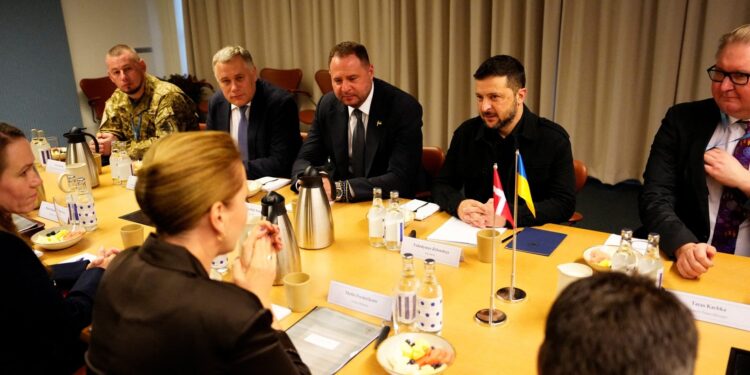 Europese politici verzamelen zich in Kopenhagen voor toespraak Zelenski