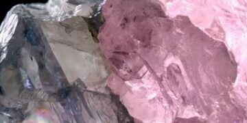 Zeldzame semi-roze diamant ontdekt
