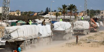 560 ton voedsel bereikt Gaza, noordelijke Gazastrook nog niet bereikt.