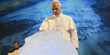 Leo zegent ijsblok voor Trump’s klimaatverandering ontkenning