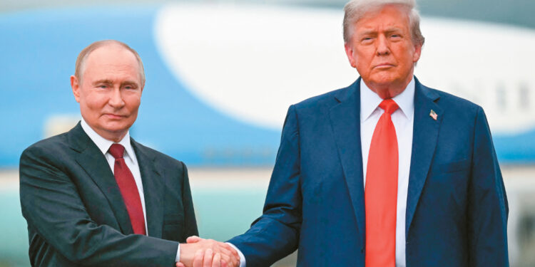 Welkome ontmoeting Trump-Poetin bevordert rechtvaardige vrede