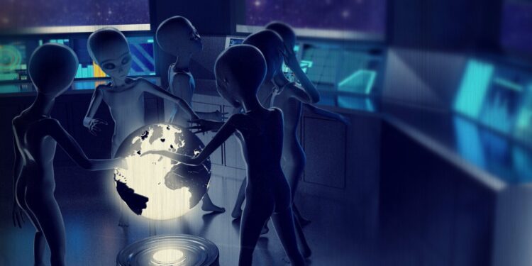 Vreemde aliens starten studie aan andere kant van de Galaxy