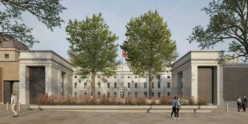 Overheid stelt beslissing Chinese super ambassade opnieuw uit.