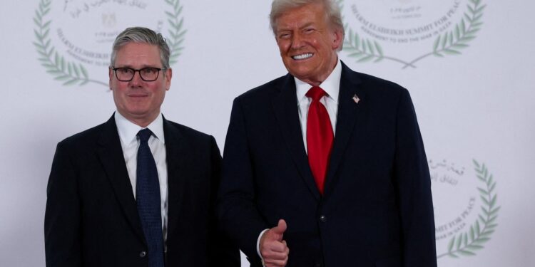 Starmer: Vrede in Gaza onmogelijk zonder Trump