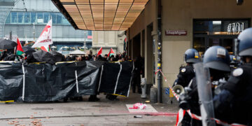 Gewonden en schade bij Philop-Palestijnse demonstratie in Zwitserland