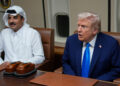 Trump en emir van Qatar bespreken veiligheid in Midden-Oosten op Air Force One
