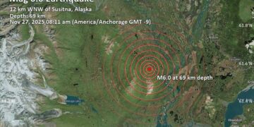 Krachtige aardbeving in Alaska zonder tsunami-waarschuwing