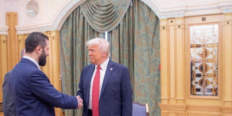 Ahmed al-Saraa ontmoet president in het Witte Huis