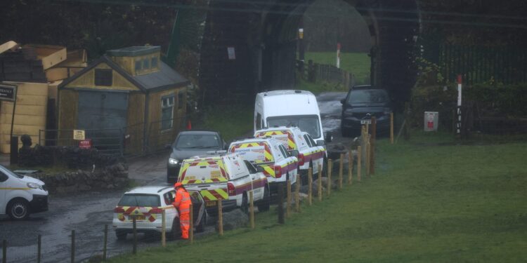 Vier gewonden bij treinontsporing in noordwestelijk Engeland